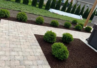 residential landscape project in Franksville